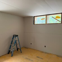 Custom built home under construction in Dorset, Vermont